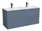 Мебель для ванной подвесная «ZOV» Дион 120 пепельно-синий, картинка №2