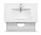 Мебель для ванной подвесная «ZOV» Дион 100 белая матовая, фотография №3