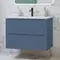 Мебель для ванной подвесная «ZOV» Дион 80 пепельно-синий, фотография №3