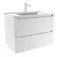 Мебель для ванной подвесная «ZOV» Дион 80 белая матовая, картинка №2 Мебель для ванной подвесная «ZOV» Дион 80 белая матовая, картинка №2