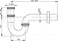 Сифон для раковины «AlcaPlast» A432 хром, фотография №3