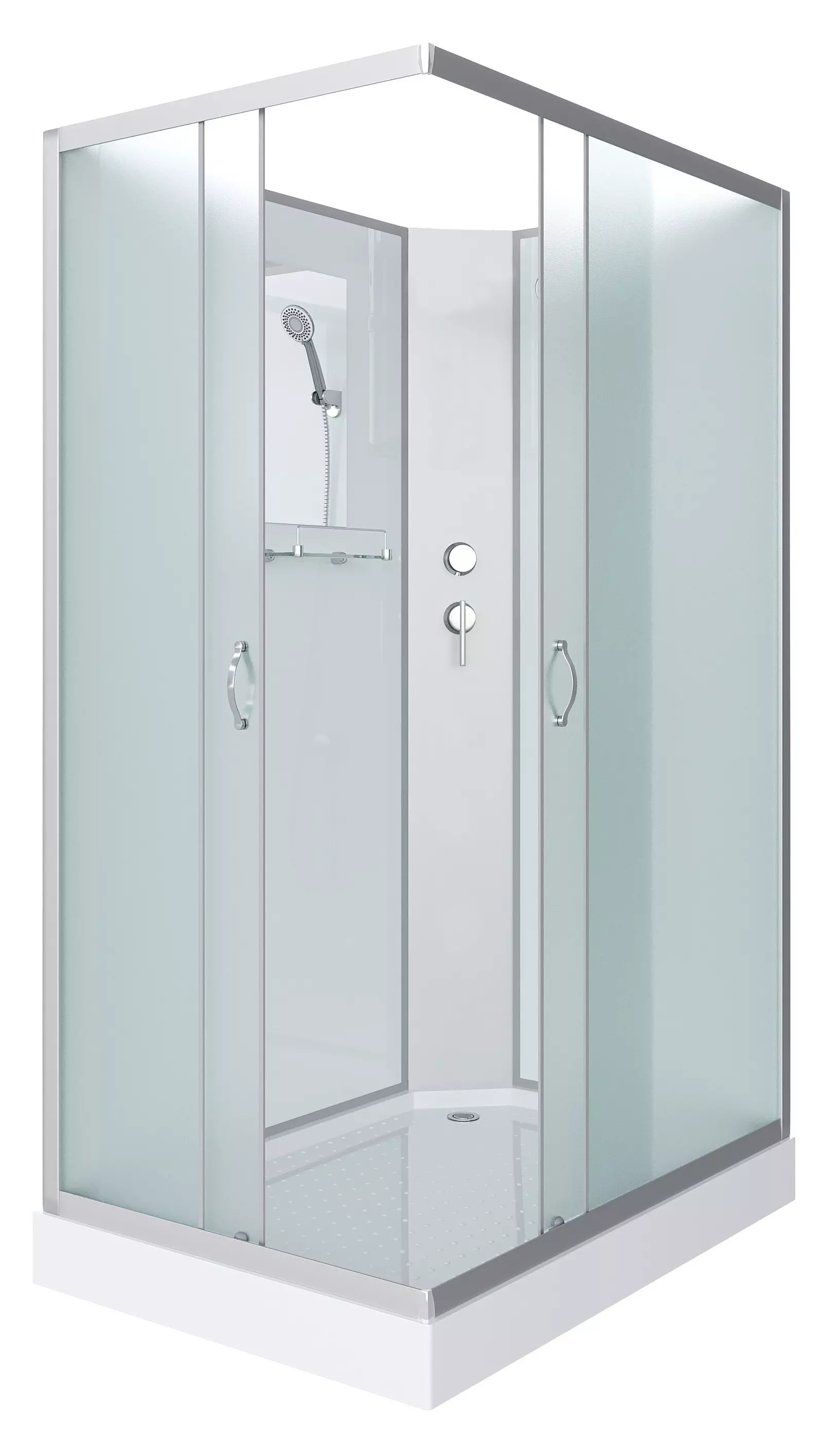 Душевая кабина «Niagara» NG-43975-14QBK 90/70 низкий поддон матовая ...