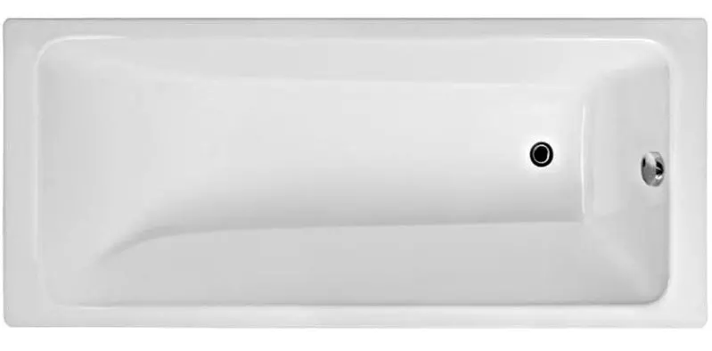 Ванна чугунная «Wotte» Line Plus 180/80 без опор без сифона белая ...