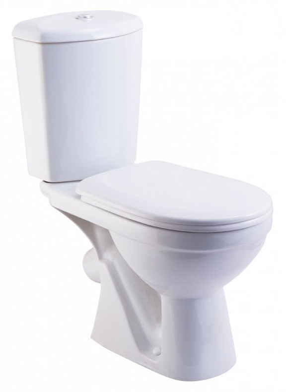 Унитаз компакт «Rosa» Комфорт белый с сиденьем полипропилен белый ...
