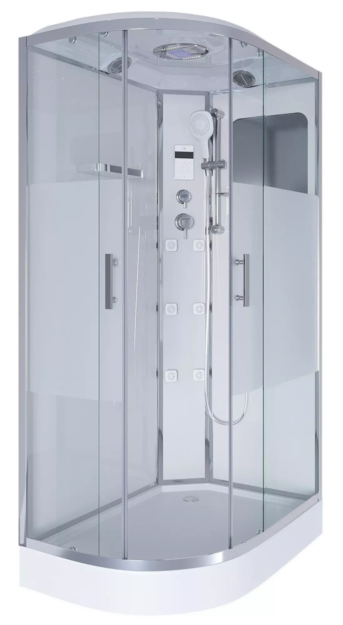 Душевая кабина «Niagara» NG-303-01R 120/80 низкий поддон прозрачная с ...