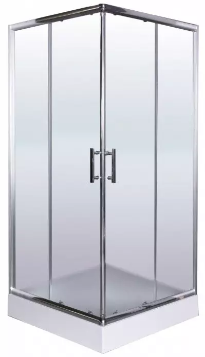 Душевой угол-ограждение «Esbano» ESR-8034 100/100 матовый/хром с ...