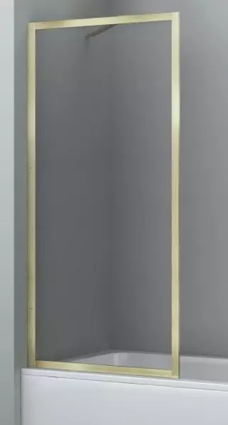 Шторка на ванну стеклянная «WasserKRAFT» Abens 20W01-80 80/160 ...