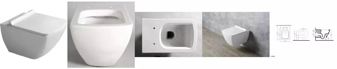 Унитаз подвесной ISVEA Purita, 10PL02008, глянцевый белый · Isvea, 10PL02008