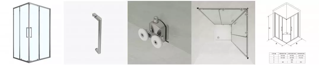 Душевое ограждение Loranto 120x80x190 раздвижная дверь, универсальная, прозрачное стекло 6 мм, профиль серый матовый (CS-AB01GG-128) Душевое ограждение Loranto 120x80x190 раздвижная дверь, универсальная, прозрачное стекло 6 мм, профиль серый матовый (CS-AB01GG-128)