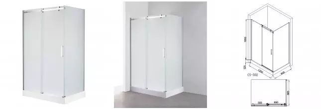 Душевое ограждение Loranto CS-502 1200х900х1975 универсальная ориентация, в комплекте с поддоном, матовое стекло 8мм., профиль хром (CS-502 120-90) Душевое ограждение Loranto CS-502 1200х900х1975 универсальная ориентация, в комплекте с поддоном, матовое стекло 8мм., профиль хром (CS-502 120-90)