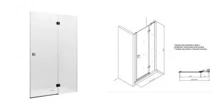 Душевое ограждение Roca Metropolis Дверь распашная 900X1950 мм, прозрачное стекло, профиль хром (7MP3409012M) Душевое ограждение Roca Metropolis Дверь распашная 900X1950 мм, прозрачное стекло, профиль хром (7MP3409012M)