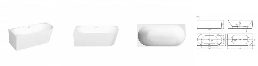 Акриловая ванна Sancos Edge 1700x800x580, угловая, левая, с каркасом, со сливом-переливом, донным клапаном"сlick-сlack", белый, арт. FB23L Акриловая ванна Sancos Edge 1700x800x580, угловая, левая, с каркасом, со сливом-переливом, донным клапаном"сlick-сlack", белый, арт. FB23L