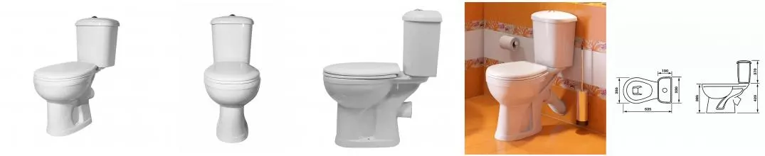 Унитаз-компакт Оскольская керамика Дора горизонтальный выпуск, однорежимная арматура, сиденье полипропилен, белый (47301100504) Унитаз-компакт Оскольская керамика Дора горизонтальный выпуск, однорежимная арматура, сиденье полипропилен, белый (47301100504)