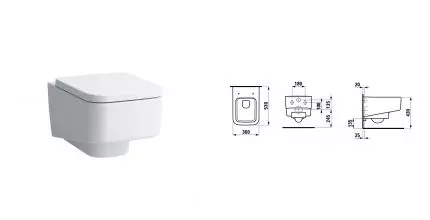 Унитаз подвесной Laufen Pro S Rimlless безободковый (8.2096.2.000.000.1)