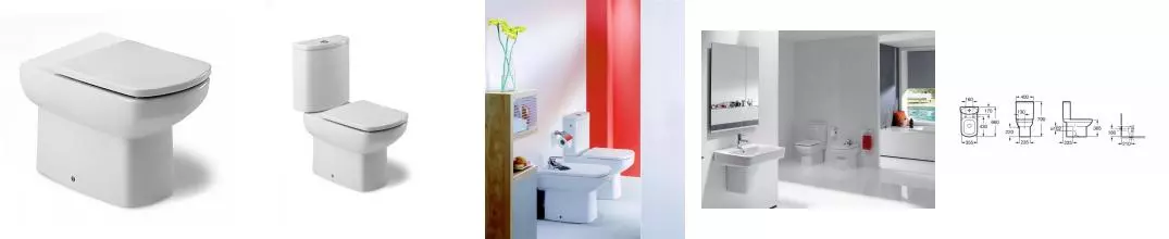 Чаша унитаза Roca Dama Senso напольная (7.3425.1.700.0)