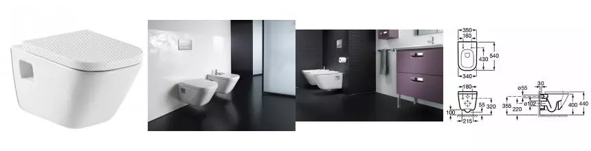 Унитаз подвесной Roca Gap (7.3464.7.700.0)