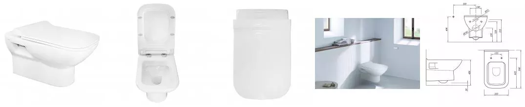 Унитаз подвесной KALE BABEL с сиденьем микролифт