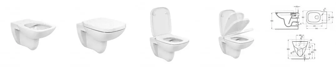 Унитаз подвесной Roca DEBBA Round Rimless (7.3469.9.L00.Y) Унитаз подвесной Roca DEBBA Round Rimless (7.3469.9.L00.Y)