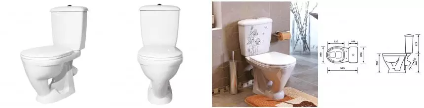 Унитаз-компакт Радуга Стандарт, тарельчатый, с сиденьем, белый (41901130032) Унитаз-компакт Радуга Стандарт, тарельчатый, с сиденьем, белый (41901130032)