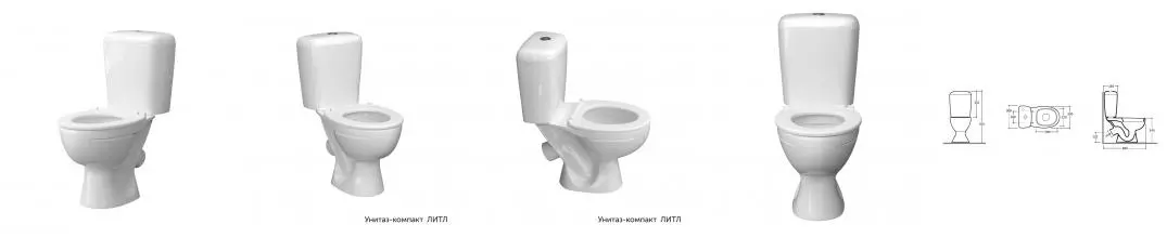 Унитаз-компакт КЕРАМИН Литл Alcadrain 300х580х710 мягкое сиденье, белый (CS00077200)