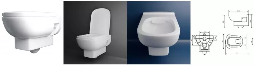 Унитаз подвесной NORDEN 350х540х355 быстросъемное сиденье микролифт, белый (40302100005) Унитаз подвесной NORDEN 350х540х355 быстросъемное сиденье микролифт, белый (40302100005)