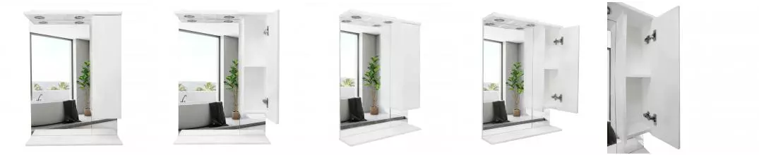 Зеркало-шкаф Эстима 60 правое CS00094631 · Azario, CS00094631