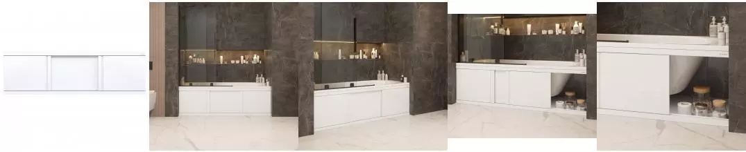 Экран под ванну Onika Одио Нова 170 белый Экран под ванну Onika Одио Нова 170 белый