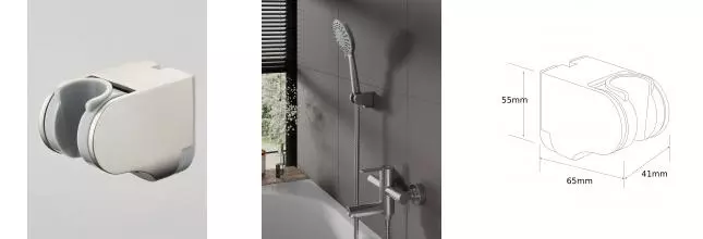 Agger Свит AHSH2722 Держатель ручного душа настенный, сатин Agger Свит AHSH2722 Держатель ручного душа настенный, сатин