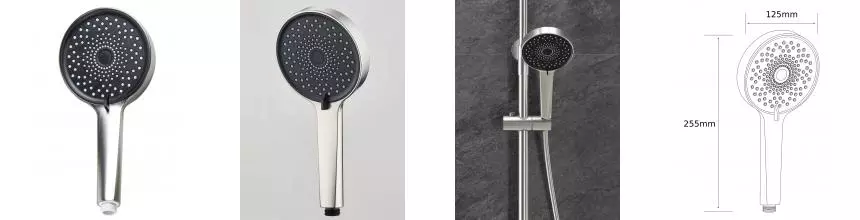 Agger Свит AHS2722 Лейка для душа 3 режима, сатин