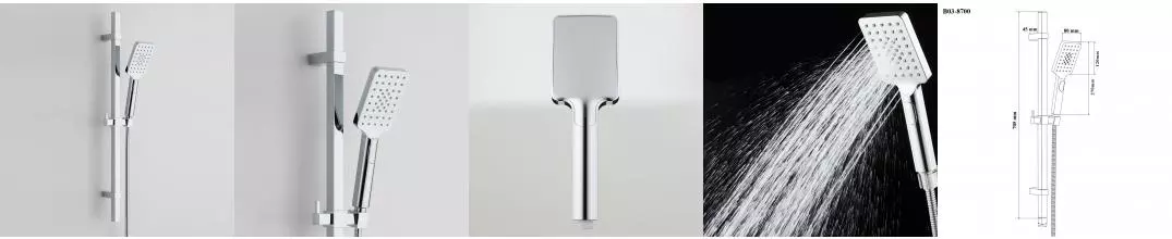 BOND B03-8700 Душевой гарнитур 70см с трехрежимным ручным душем