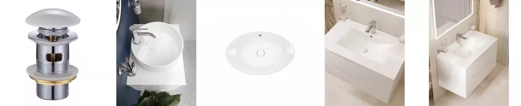 BOND BV0205 Донный клапан с переливом и керамической крышкой