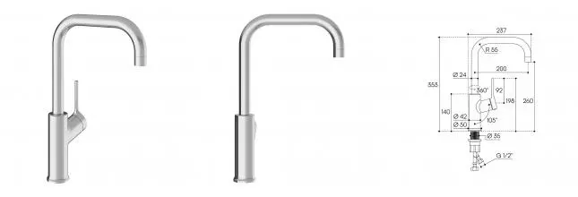 AQD ASSISTENTE Смеситель для кухни, хром ASI0400 · Aqueduto, ASI0400 AQD ASSISTENTE Смеситель для кухни, хром ASI0400 · Aqueduto, ASI0400