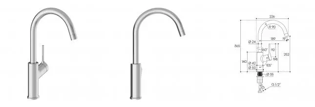 AQD ASSISTENTE Смеситель для кухни, хром ASI0300 · Aqueduto, ASI0300 AQD ASSISTENTE Смеситель для кухни, хром ASI0300 · Aqueduto, ASI0300