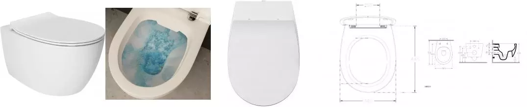 Подвесной унитаз «Isvea» Sentimenti Neo 10AR02010 глянцевый белый с сиденьем дюропласт с микролифтом белое