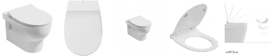 Подвесной унитаз «Isvea» Absolute 10AB02002 глянцевый белый с сиденьем дюропласт с микролифтом белое