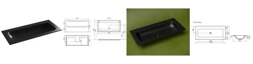 Тумба с раковиной «Sancos» Norma 2.0 990 подвесная белый глянец NR2.0100W, раковина накладная Grace чёрная матовая CN7013MBwx Тумба с раковиной «Sancos» Norma 2.0 990 подвесная белый глянец NR2.0100W, раковина накладная Grace чёрная матовая CN7013MBwx