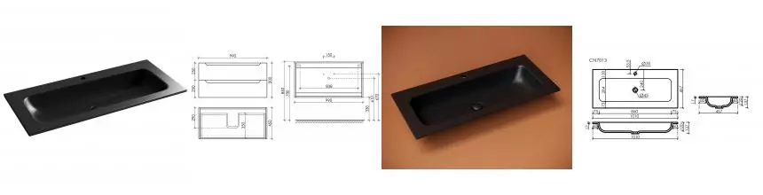 Тумба с раковиной «Sancos» Norma 2.0 990 подвесная белый глянец NR2.0100W, раковина накладная Grace чёрная матовая CN7013MB Тумба с раковиной «Sancos» Norma 2.0 990 подвесная белый глянец NR2.0100W, раковина накладная Grace чёрная матовая CN7013MB