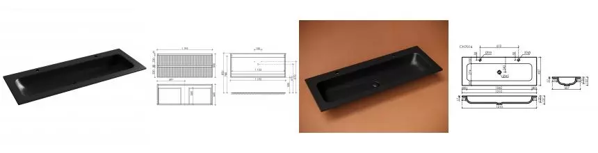 Тумба с раковиной «Sancos» Snob T 1195 подвесная Beige Soft SNT120CE, раковина накладная Grace чёрная матовая CN7016MB Тумба с раковиной «Sancos» Snob T 1195 подвесная Beige Soft SNT120CE, раковина накладная Grace чёрная матовая CN7016MB