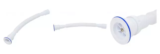 Сифон гофрированный с прикручивающимся выпуском