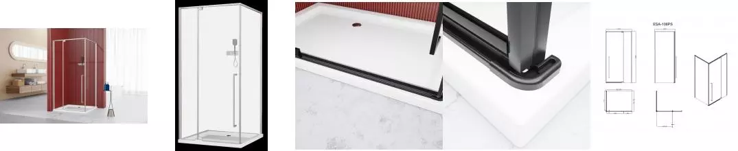 Ограждение душевое ESBANO ESA-108PS-C хром ESOGA108PSC · Esbano, ESOGA108PSC