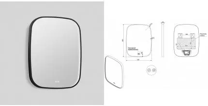 Зеркало ESBANO ES-3311JD 70x90 ESMR3311JD · Esbano, ESMR3311JD
