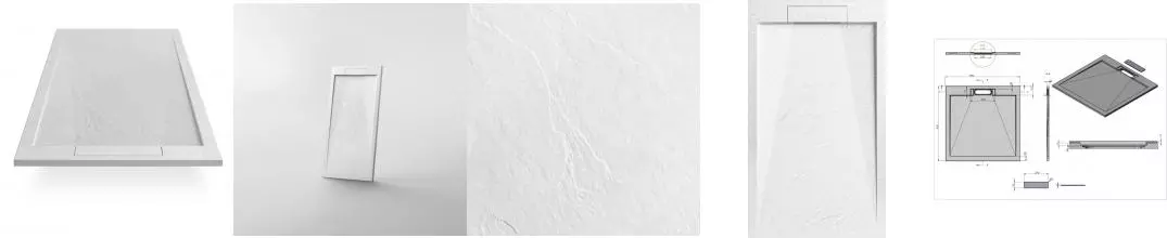 Поддон душевой ESBANO из искусственного камня ESP-LX90W белый ESPLX90W · Esbano, ESPLX90W