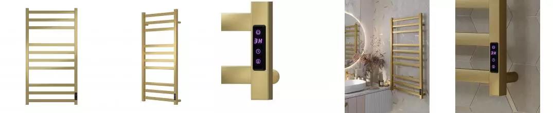 Полотенцесушитель электрический APEXTERMO Терра TR00105GLB 1000x500, золотой матовый