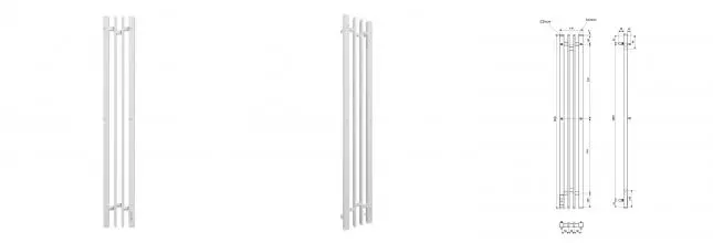 Полотенцесушитель электрический APEXTERMO Дельта DL10122WM 1200x140 с крючками, белый матовый Полотенцесушитель электрический APEXTERMO Дельта DL10122WM 1200x140 с крючками, белый матовый