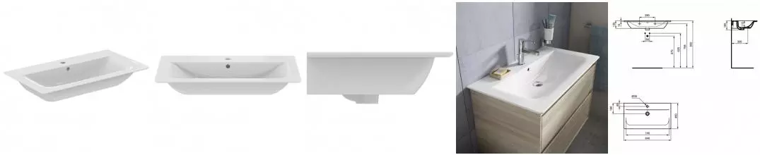 Раковина «Ideal Standard» Connect Air 84 E027901 фаянсовая Euro White Раковина «Ideal Standard» Connect Air 84 E027901 фаянсовая Euro White