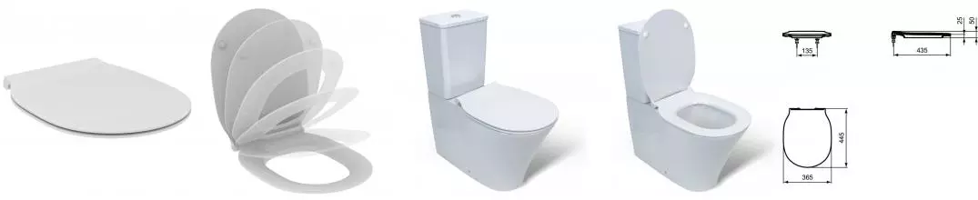 Сиденье для унитаза «Ideal Standard» Connect Air E036601 ультратонкое дюропласт с микролифтом белое Сиденье для унитаза «Ideal Standard» Connect Air E036601 ультратонкое дюропласт с микролифтом белое