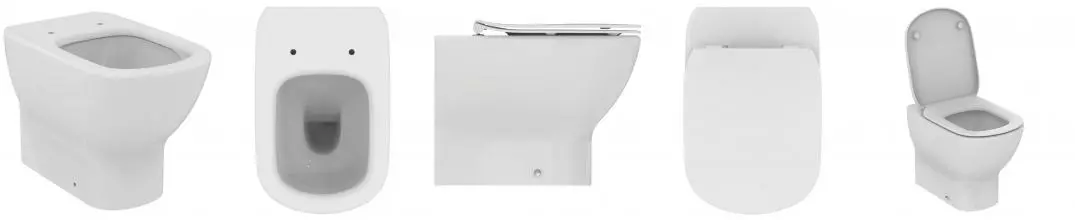 "Теси" AQUABLADE унитаз соло пристенный, белый · Tesi, Ideal Standard, T007701