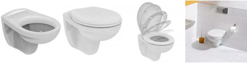 "Эко" (BOX) унитаз подвесной, горизонтальный слив, белый (V390601) · Ideal Standard, W740601