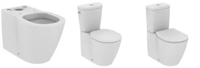 "Коннект" унитаз-компакт для монтажа с бачком, горизонтальный слив · Connect, Ideal Standard, E803701