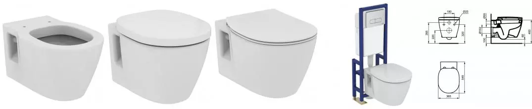 "Коннект" подвесной унитаз · Connect, Ideal Standard, E803501